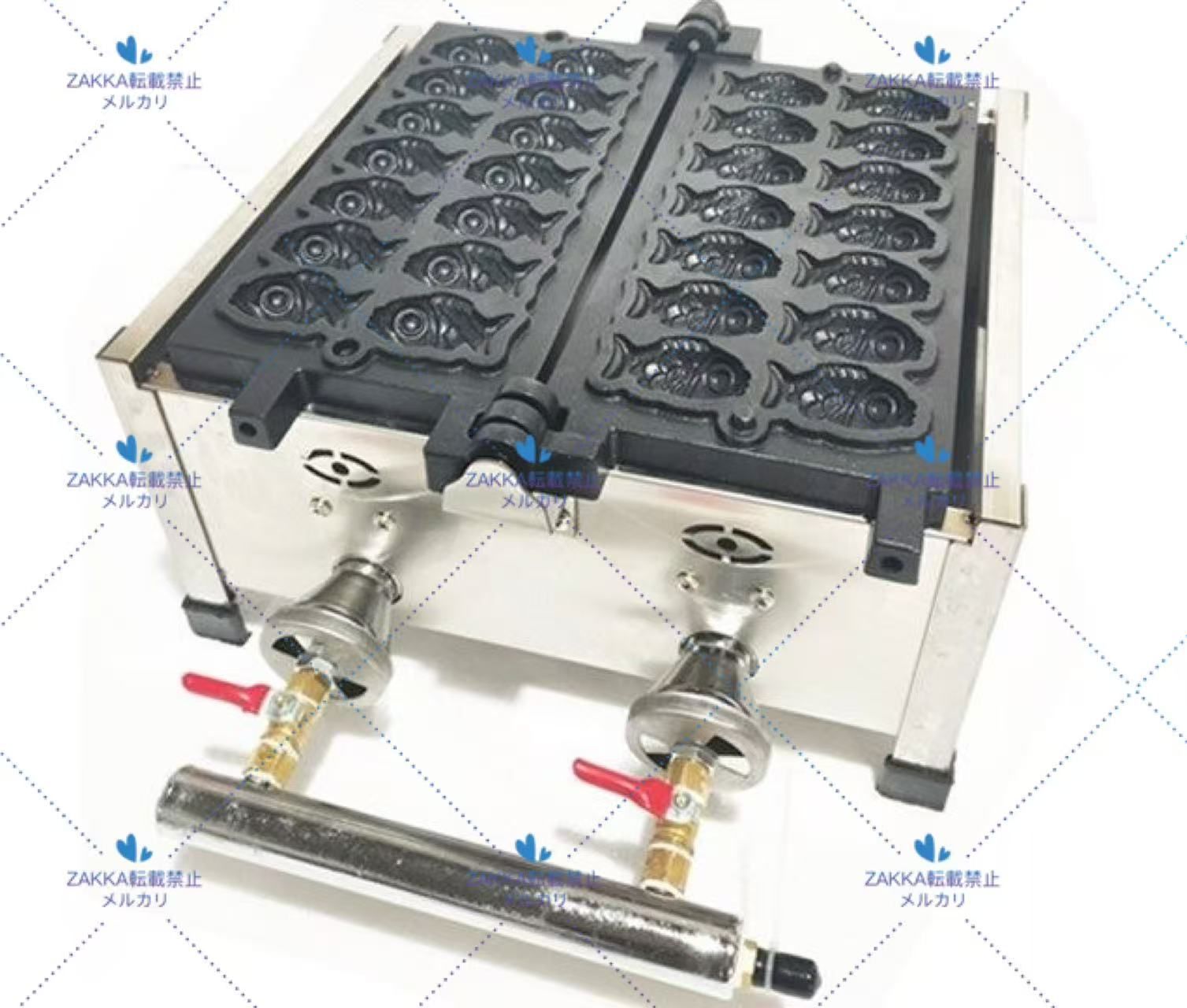LPガス ミニたい焼き器 14匹焼ける タイ焼き 鯛焼き ガス式 業務用 屋台用 鯛焼き機 100V対応 屋外イベント 出店用 高効率 小型 省エネ