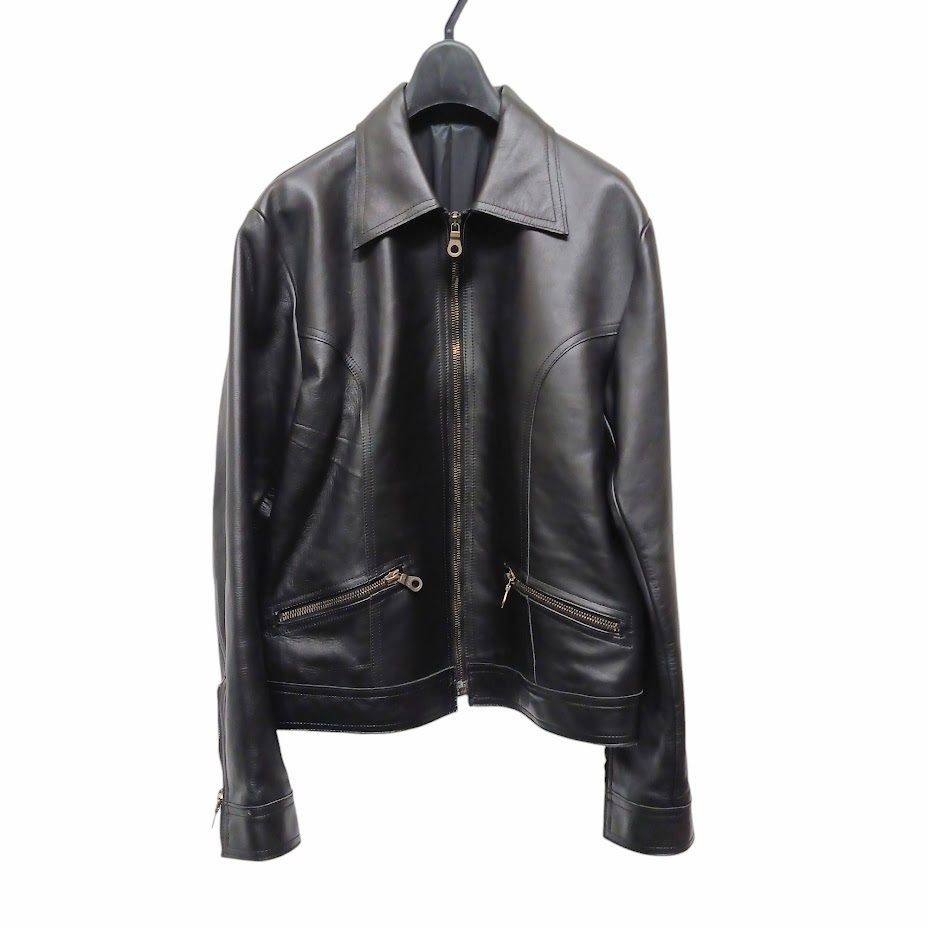 5351 POUR LES HOMMES シングルライダースジャケット レザー