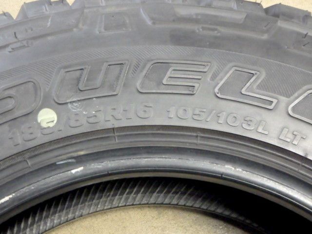 K256 送料無料 代引き可 店頭受取可 2021年製造 約8~9部山◆BRIDGESTONE DUELER M|T◆185|85R16 100|97LT◆5本 FFCRYSTALESIA_COM