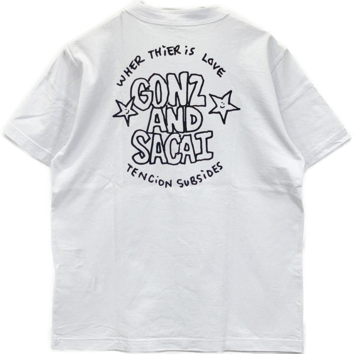 sacai GONZ サカイ ゴンズ パッチ Tシャツ サイズ3(L) sacai＞GONZ
