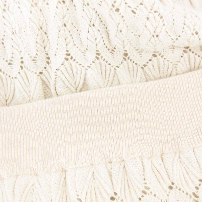 IENA イエナ バルファスレーススカート ロング レース コットンニット 36 IENA LA BOUCLE cottonレース スカート（ロング・マキシ丈