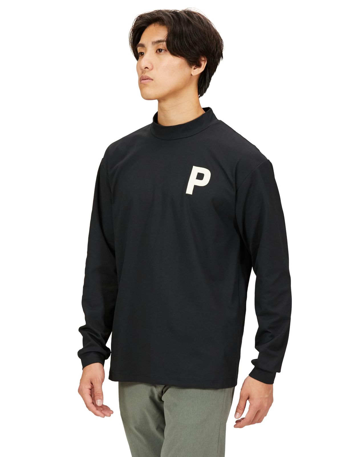  プーマ ゴルフシャツ ゴルフ PロゴミニワッフルストレッチリラックスフィットLSモックネック メンズ プーマブラック XL その他 アクセサリー