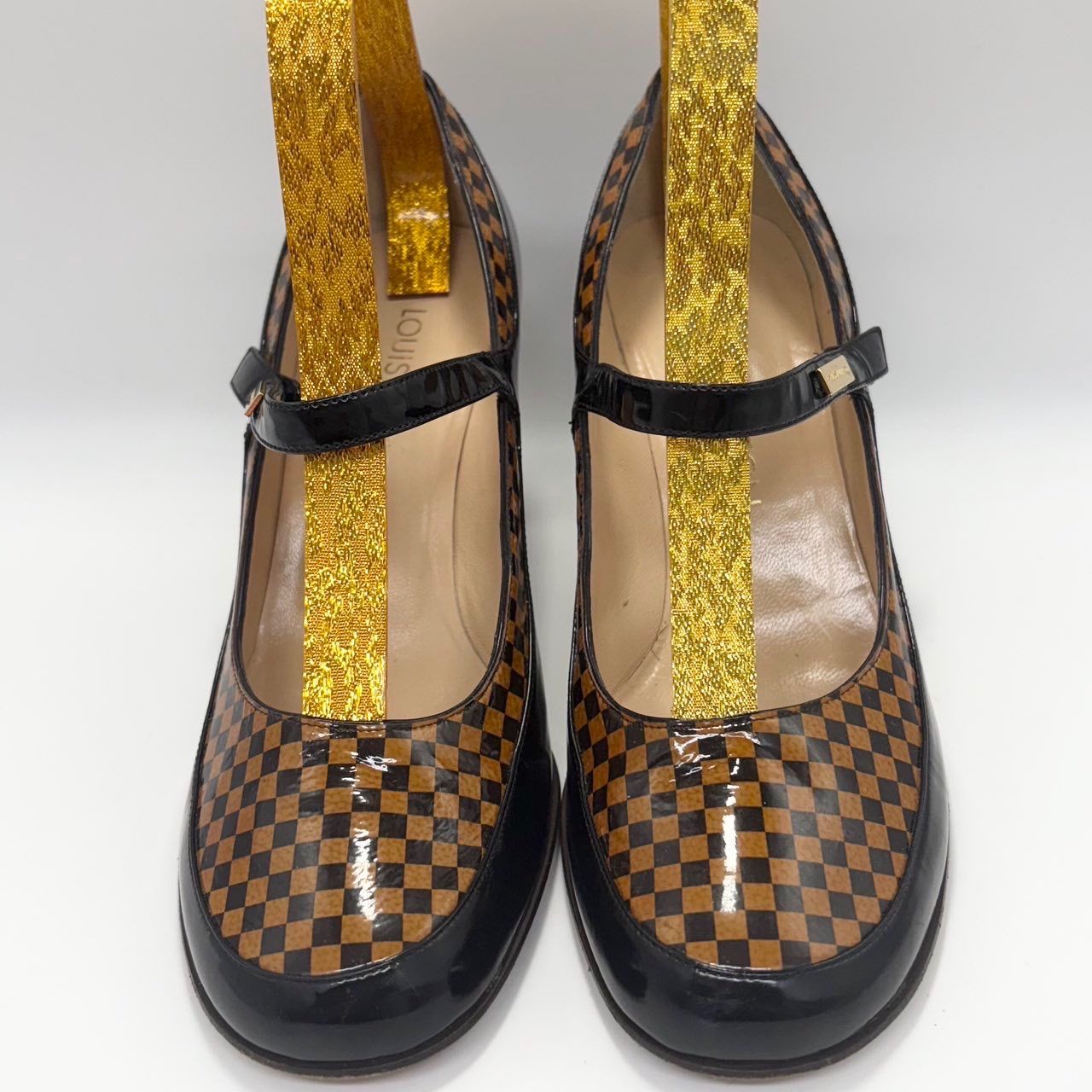 LOUIS VUITTON ダミエ本皮パンプス 楽天市場】ルイヴィトン ダミエ（パンプス｜レディース靴）：靴