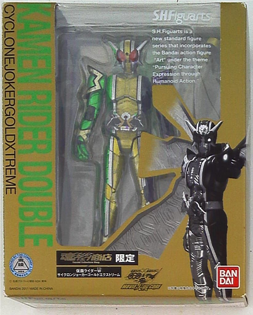 バンダイ S.H.Figuarts 仮面ライダーWサイクロンジョーカー ゴールド