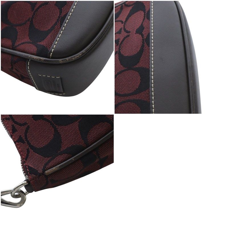 B-082 コーチ アクセサリーポーチ キャンバス レザー ブラック 楽天市場】コーチ COACH オプアート ブラック 黒 キャンバス