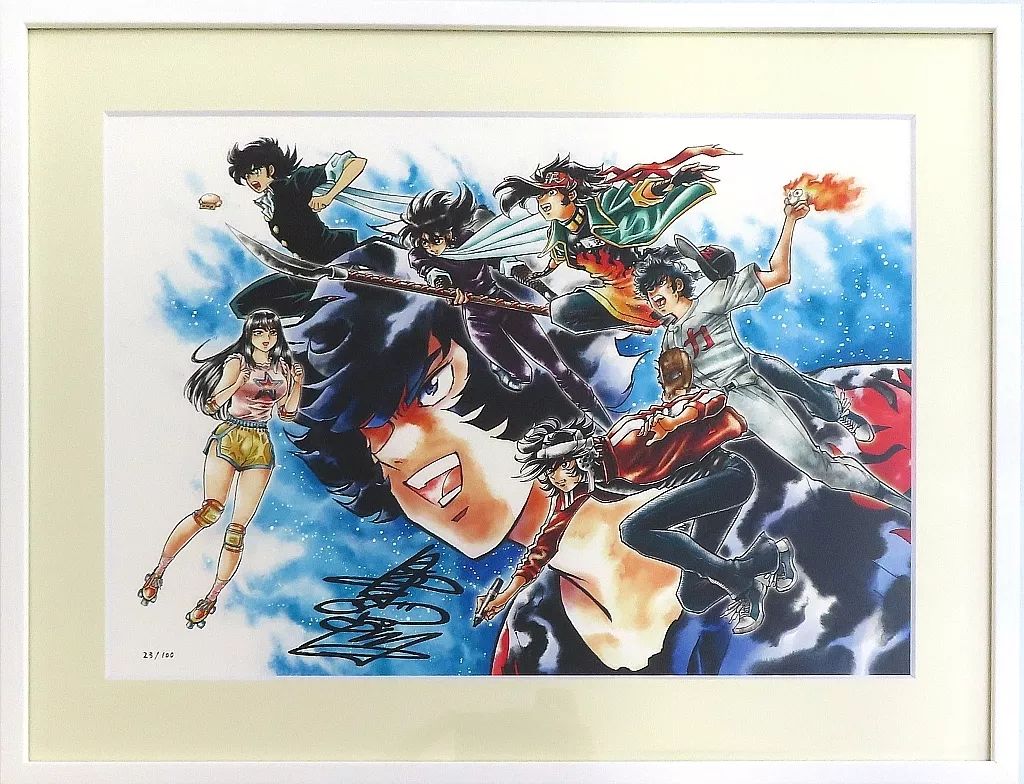 セル画 原画 炎の原画展 88グラフ 島本和彦 直筆サイン入り 版