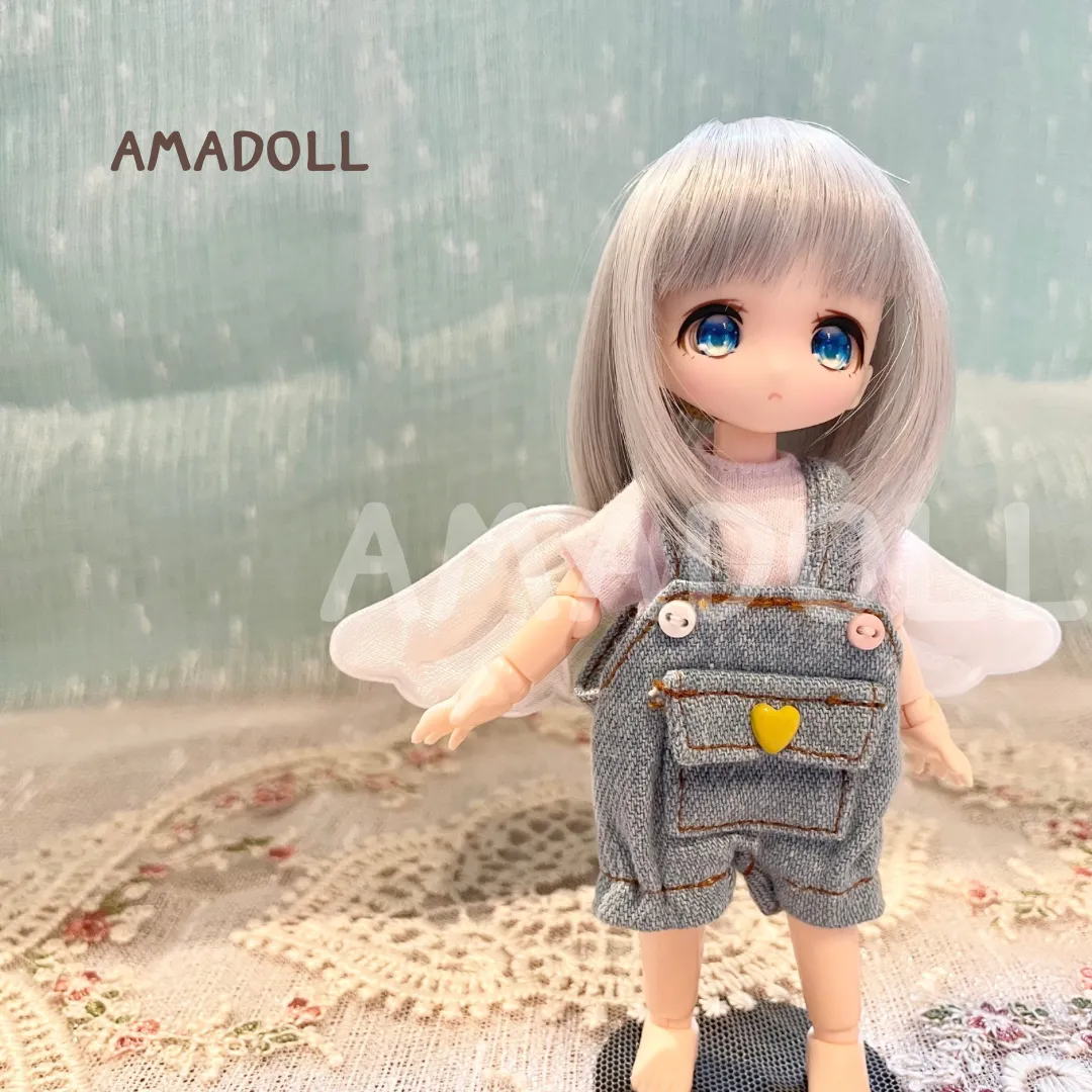 ねんどろいどどーる OK 服 半袖 Tシャツ オーバーオール セット オビツ