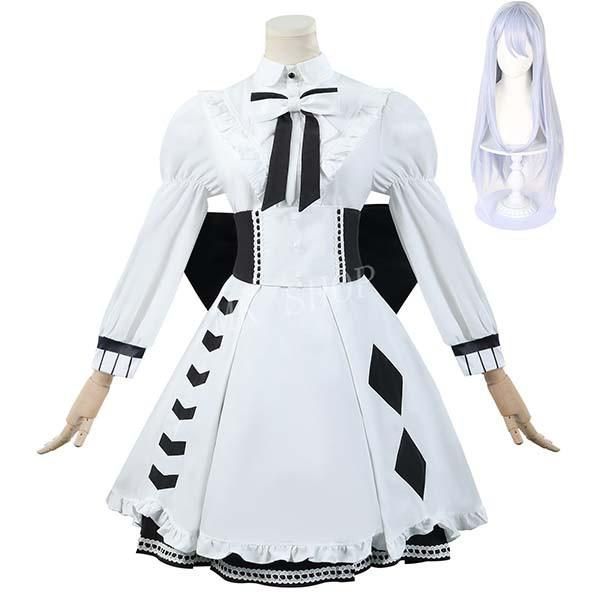 プロジェクトセカイ 風 宵崎 奏 コスプレ 衣装 ウィッグ コスチューム cosplay イベント 演出服 アニメ変装 仮装 ハロウィン