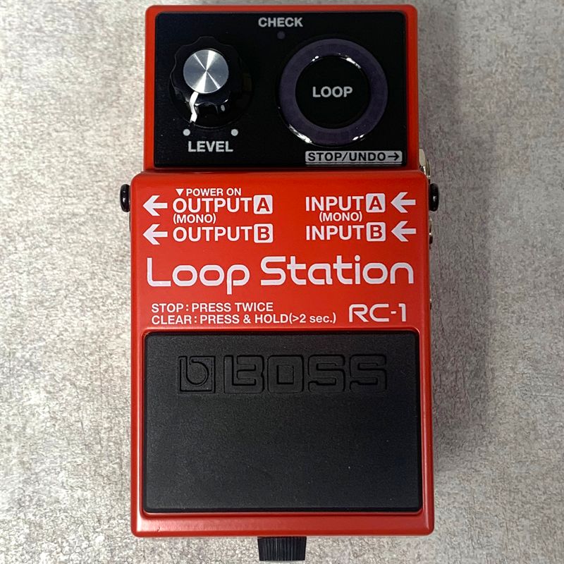中古品 ギターエフェクター BOSS RC-1 Loop Station レッド Amazon | BOSS ボス ループステーション RC-1 ルーパー