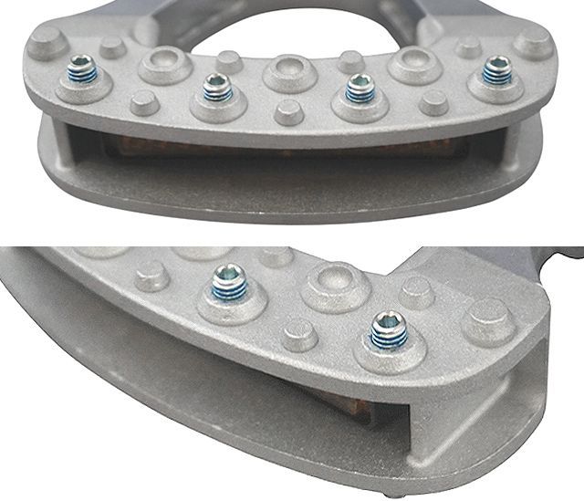 三ヶ島製作所 GAMMA Ezy Superior シルバー MKS ペダル ミカシマペタル 三ヶ島 スパイクピン RBW 吸盤