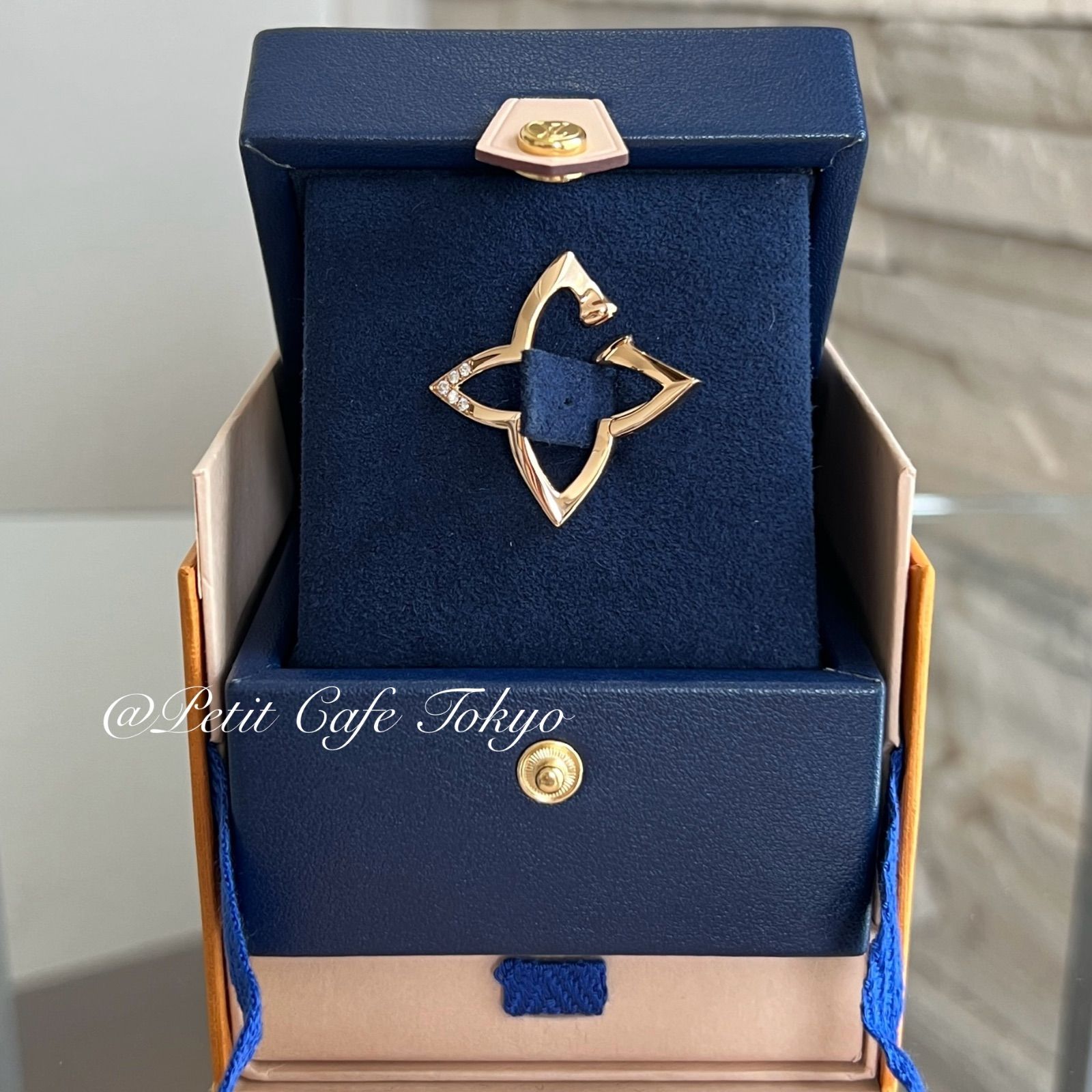 新品・未使用】LOUIS VUITTON フープ イヤーカフ オンブレ ブロッサム  