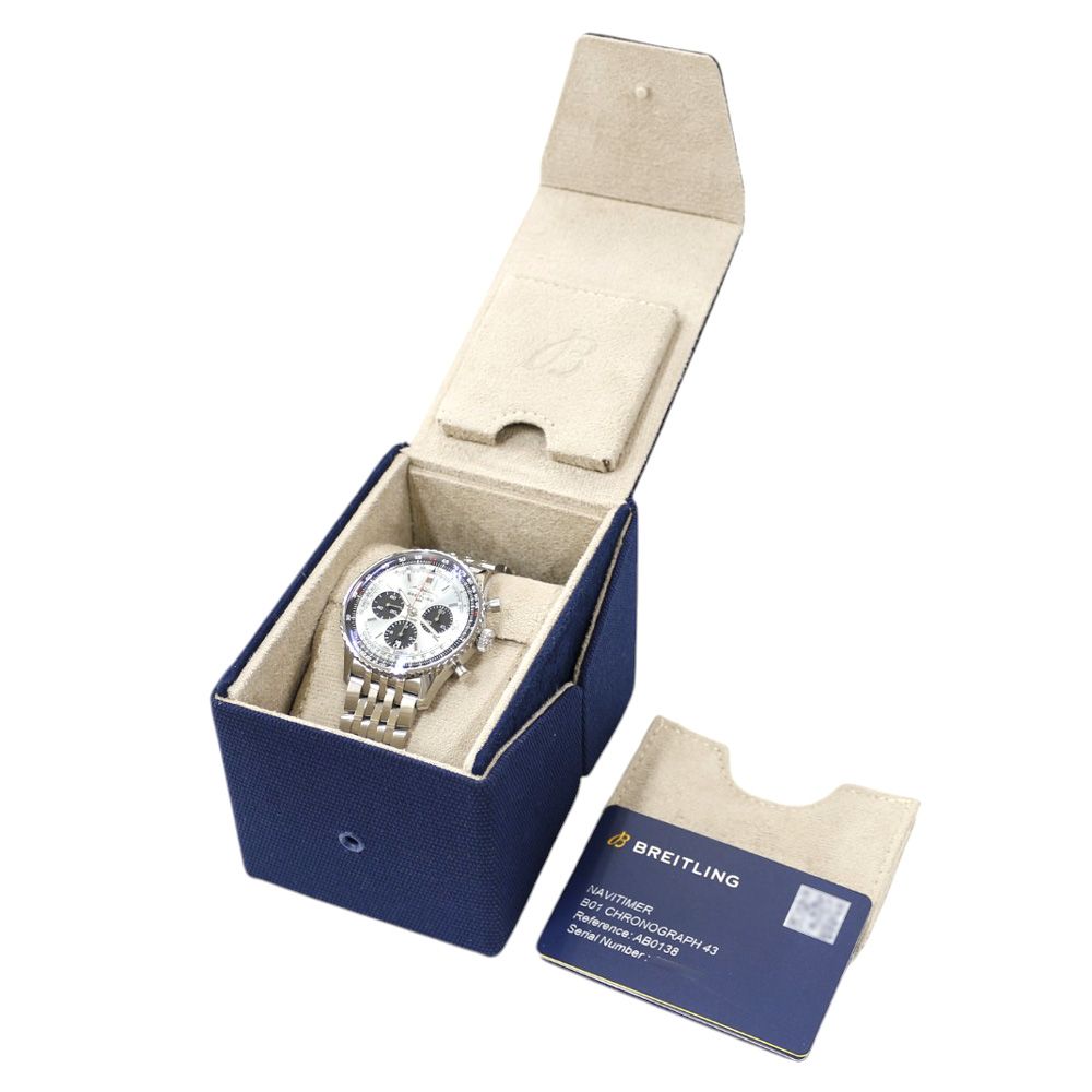 ブライトリング ナビタイマーB01 クロノグラフ 腕時計 時計 ステンレス