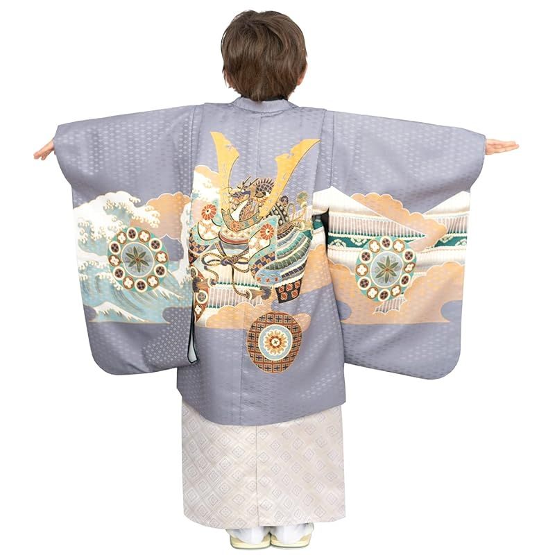 KYOETSU] [キョウエツ] 七五三 男の子 5歳 着物 袴 セット (兜龍