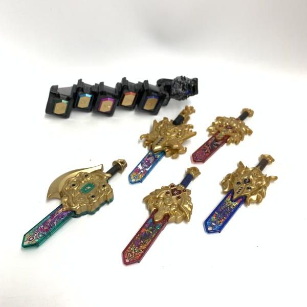 中古】DX 妖怪ウォッチオーガ 妖聖剣 ホルダー 剣 5本 セット[18