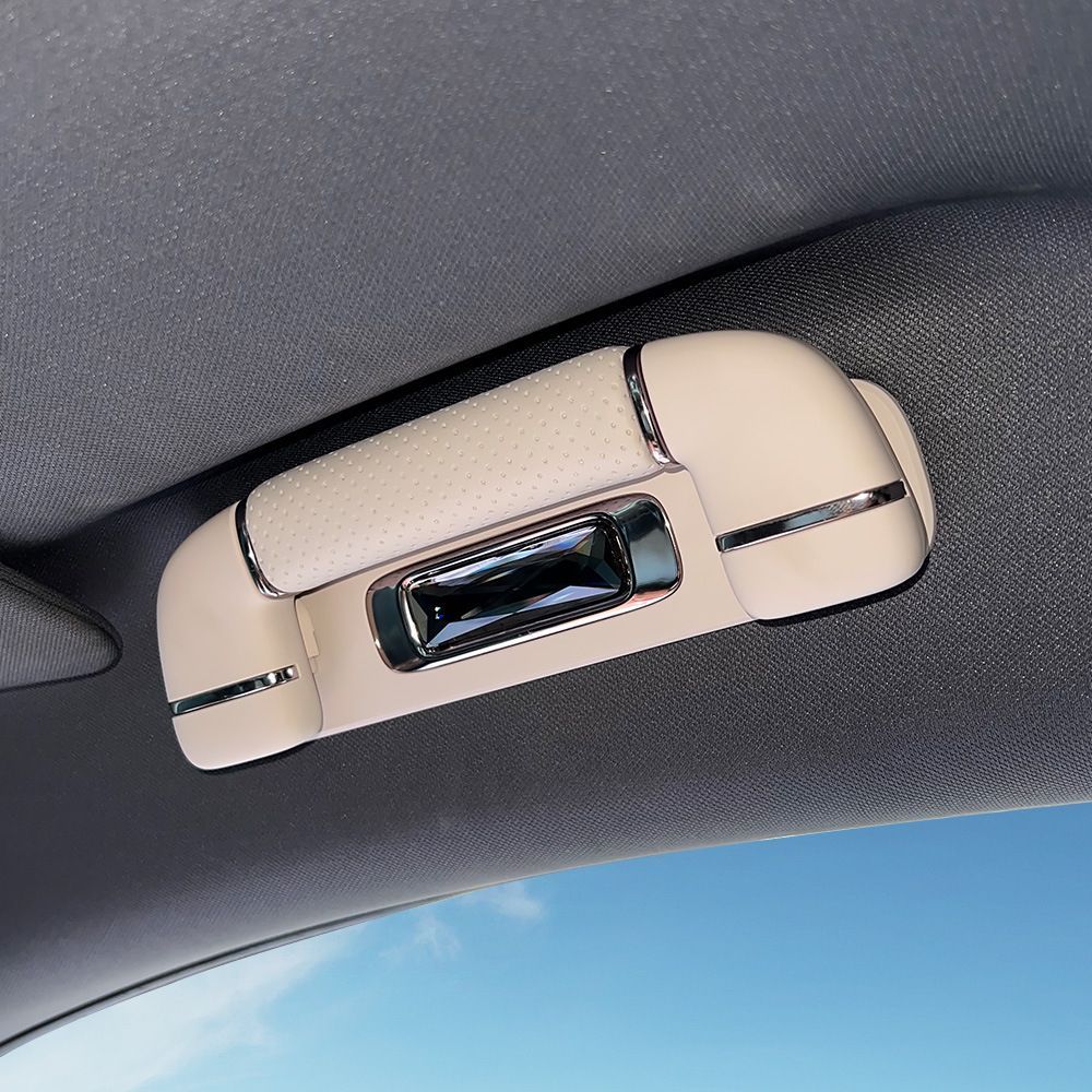 トヨタ ハイエース 車内用 天井グリップ クリスタル風 インテリアパーツ 感アップ ドレスアップパーツ 全3色