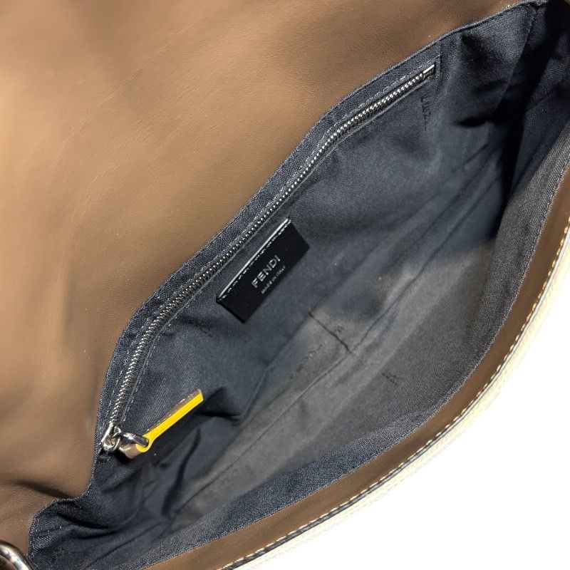 フェンディ FENDI マンマバゲット 7VA472 イエロー レザー