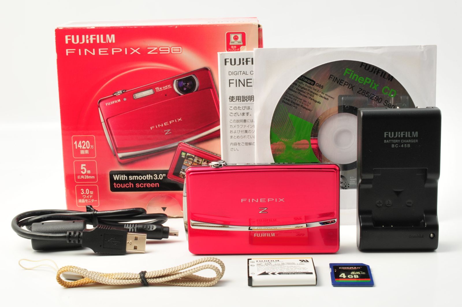 【極美品】FUJIFILM finepix Z90 レッド　付属品多数 極美品] Fujifilm FinePix Z90 - メルカリ