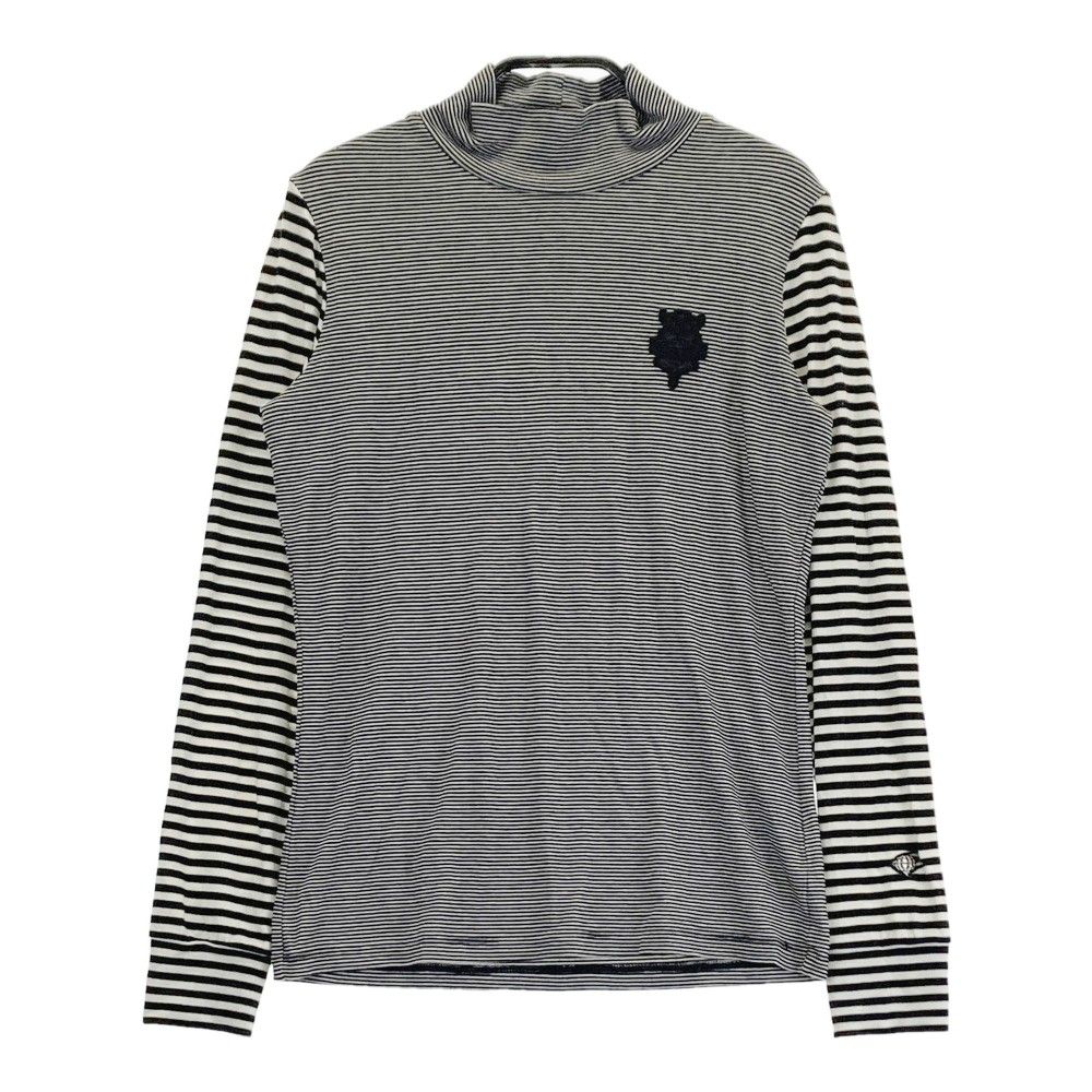 サイズ：M BEAMS GOLF ビームスゴルフ 長袖ハイネックTシャツ ボーダー