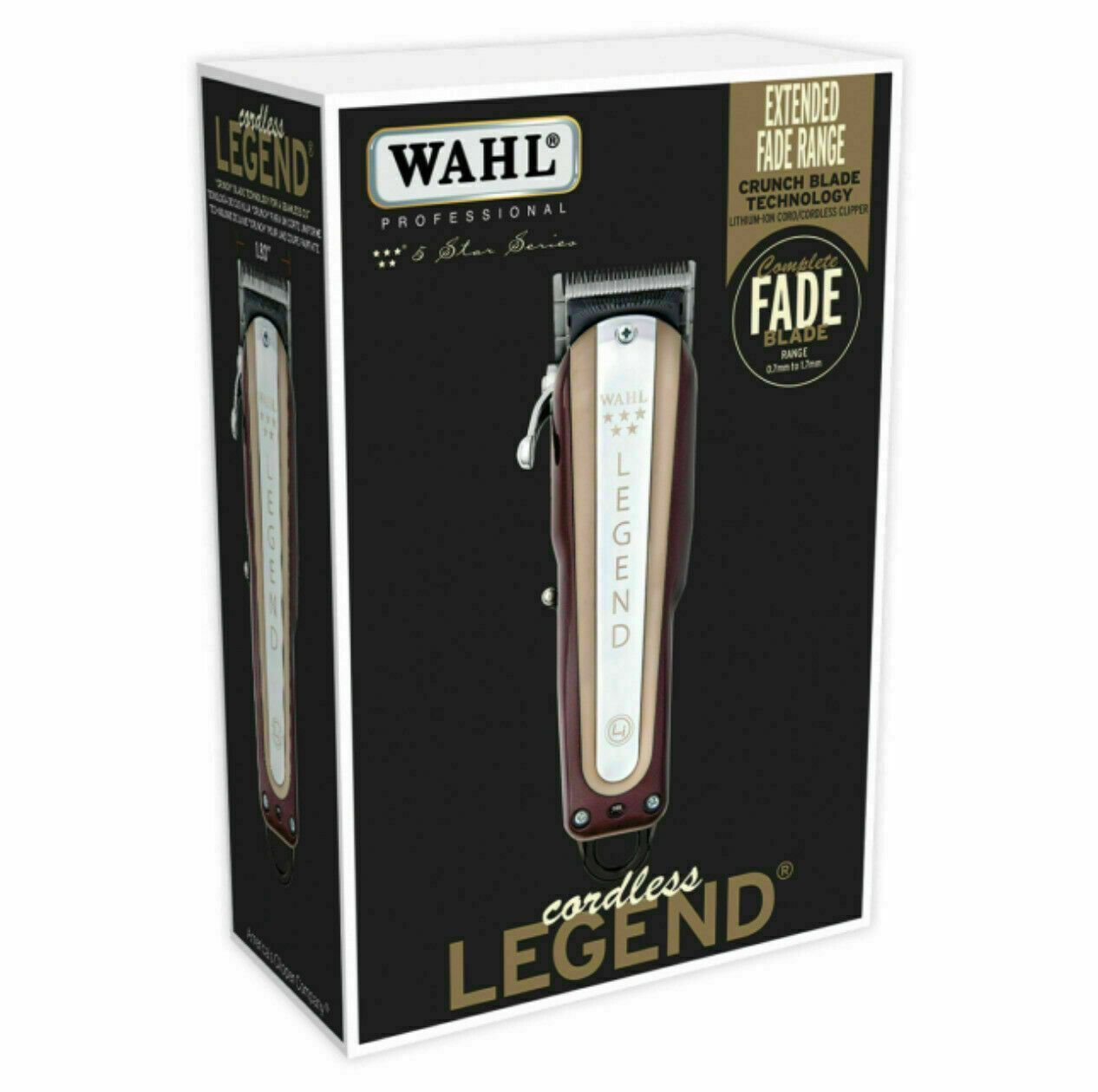 新品未使用 WAHL Cordless Legend Clipper ウォール コードレス レジェンド クリッパー バリカン トリマー 理容師 美容師 プロ仕様 シルバーレッド silverred 日本国内どこでも使用可