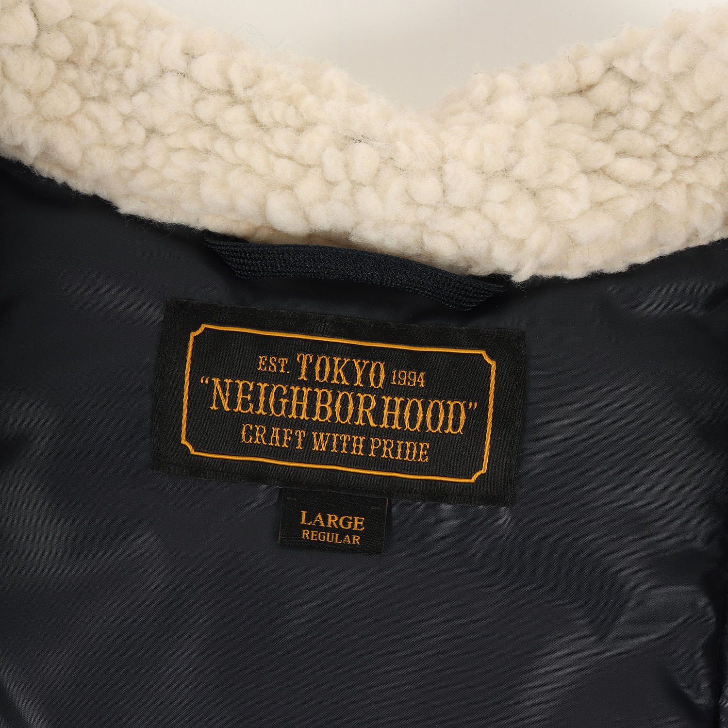 美品 NEIGHBORHOOD ネイバーフッド ジャケット サイズ:L 襟ボア デニム 