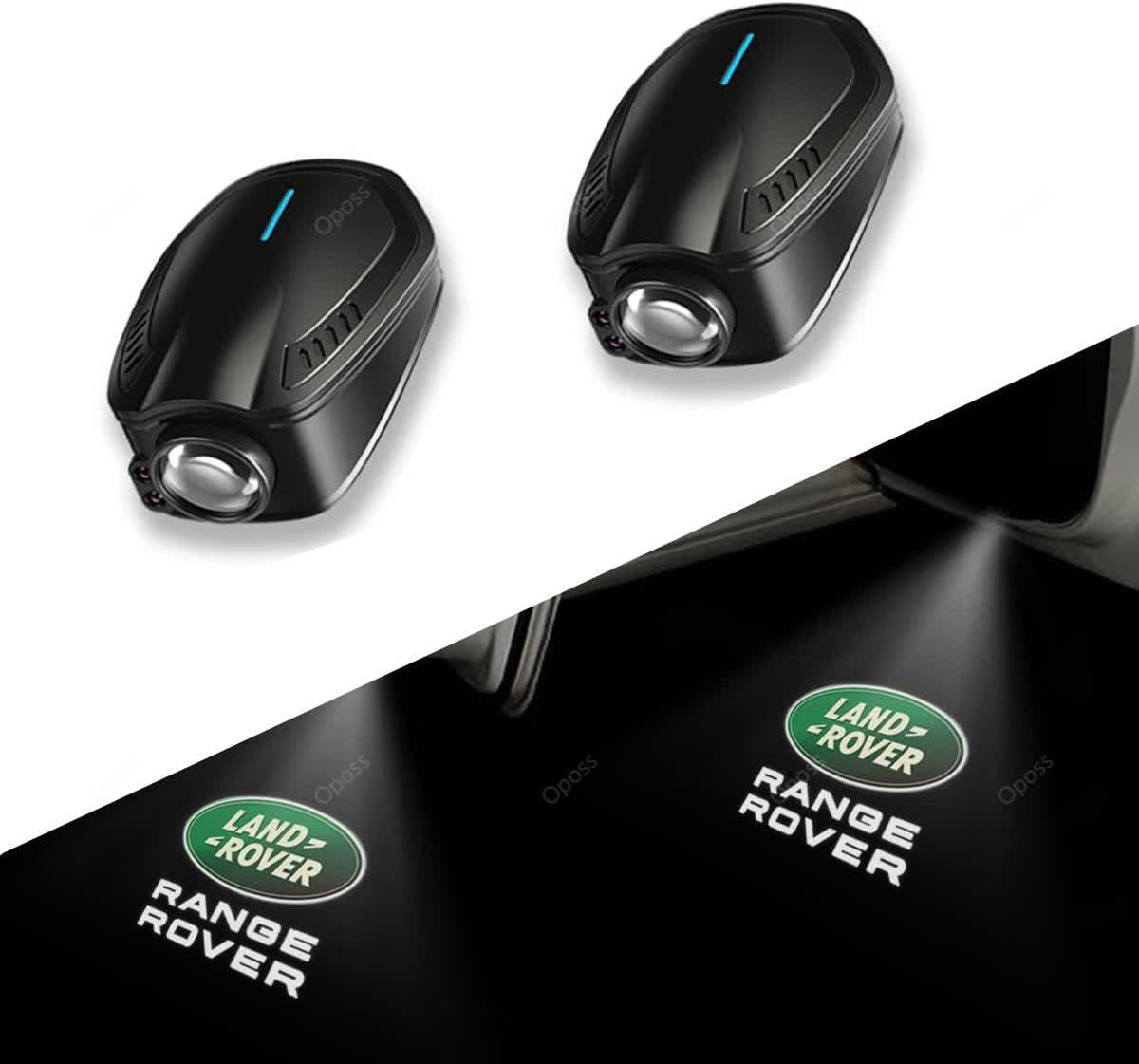 ランドローバー 車ドアウェルカムライト カーテシランプ 夜間照明 LEDロゴ投影 USB充電 90 110 2020 2021 2022 フルレンジ 車用ドアランプ カーテシライト ドアライト 自動感応 注意喚起 自動感応 赤外線センサー 配線不要