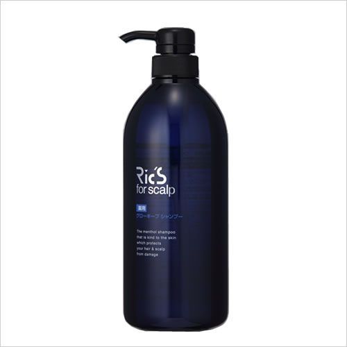 リックス 薬用 グローキープ シャンプー 800ml 医薬部外品 脂性肌用 メントール スカルプ 薬用シャンプー アミノ酸系 ノンシリコンシャンプー スカルプシャンプー