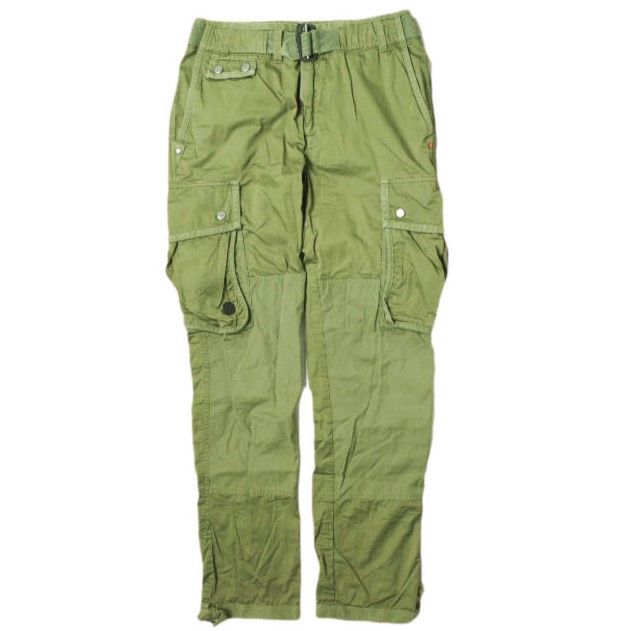 RLX Ralph Lauren アールエルエックス ラルフローレン ベルテッドカーゴパンツ MNRABTMM4A00008 S OLIVE フライト パラシュート ボトムス g18426