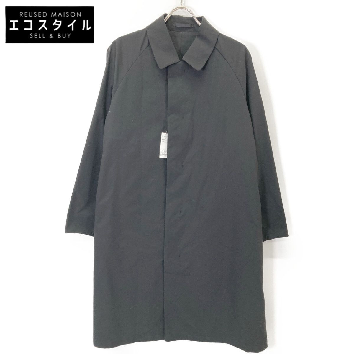 less is レスイズ × ABAHOUSE ブラック バッグレスコート L less is レスイズ × トップ ABAHOUSE ブラック バッグレスコート L