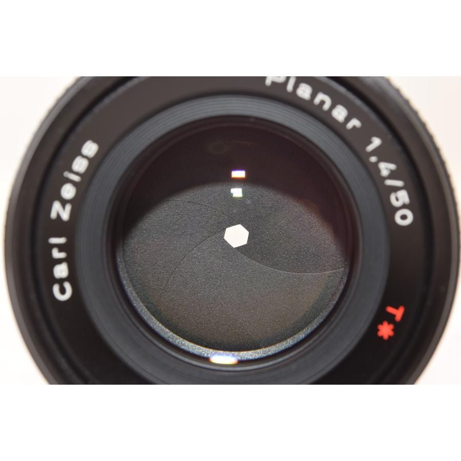 【良品】CONTAX Planar Carl Zeiss 1.4/50 MMJ ☆美品☆ CONTAX コンタックス Carl Zeiss Planar 50mm F1.4 T* MMJ