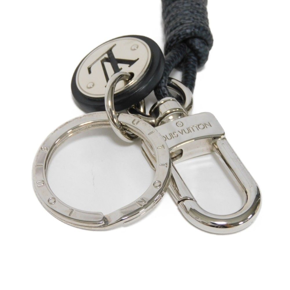 LOUIS VUITTON ルイ・ヴィトン レザー ロープ ブラック グレー LV