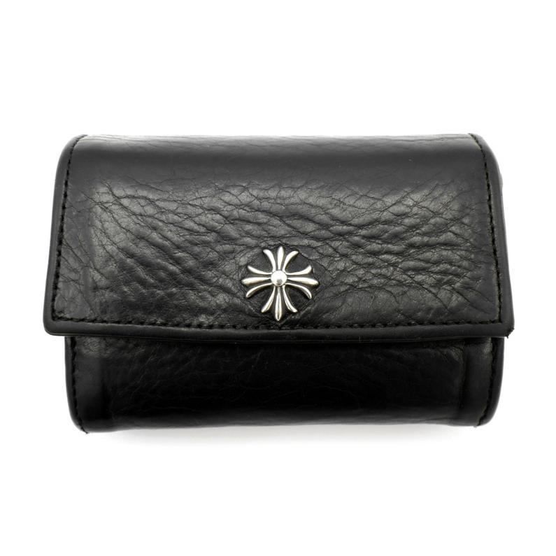 クロムハーツ CHROME HEARTS TINY WALLET CHプラス レザー タイニーウォレット 財布 40991