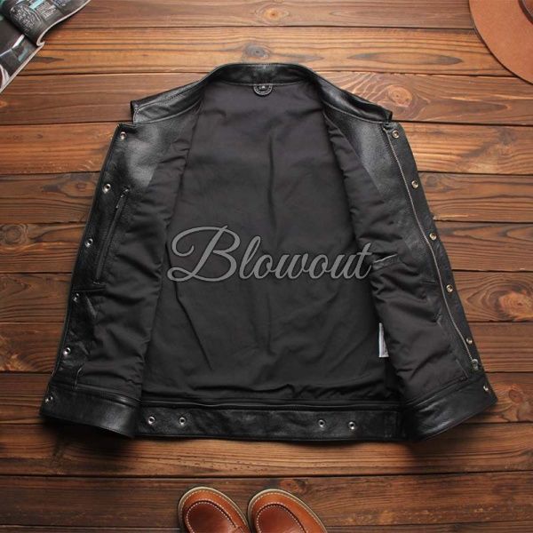 Blowout レザーベスト 本皮 クラブスタイル サンズオブ