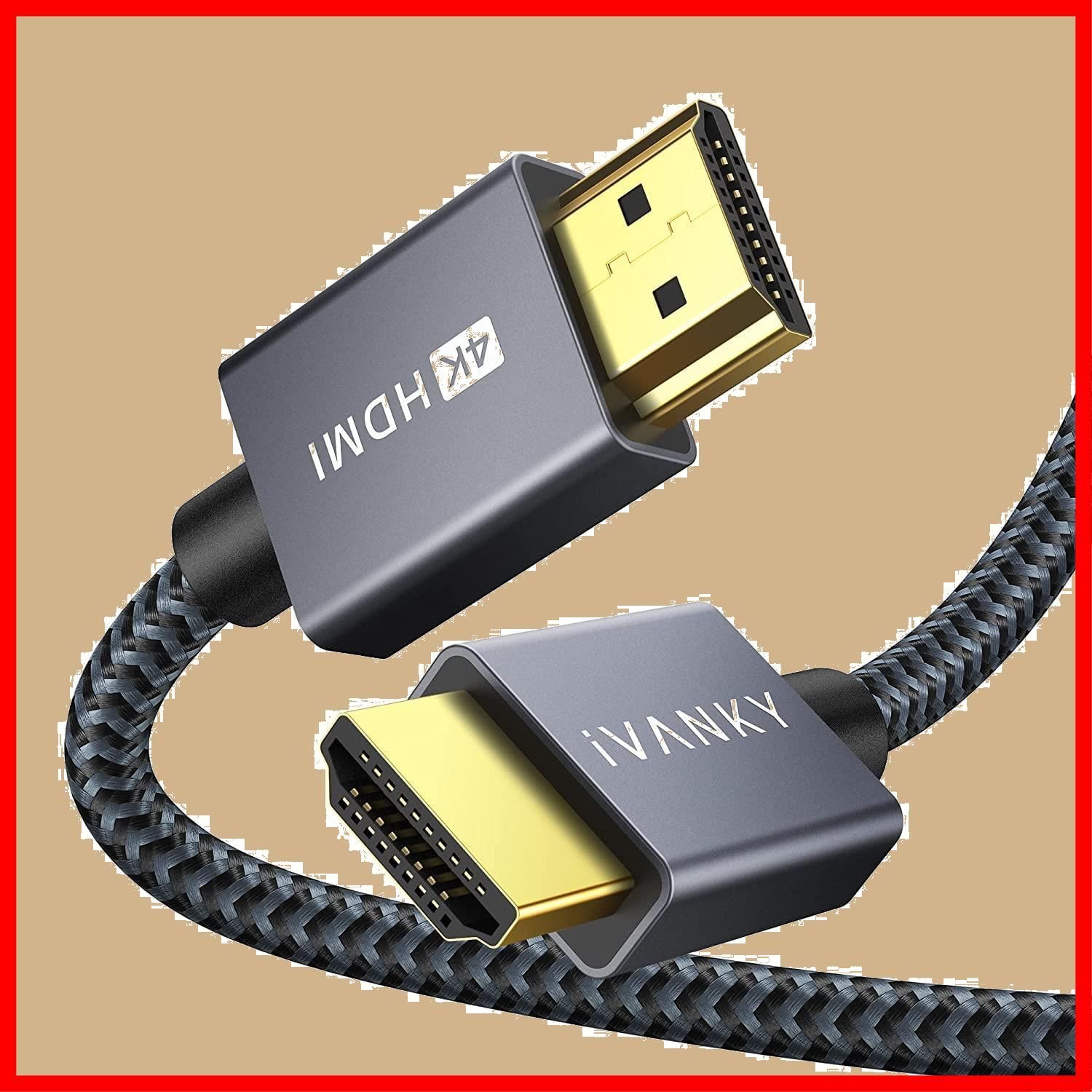 HDMI ケーブルiVANKY HDMI2.0規格 PS5 PS4 3,Xbox, Nintendo Switch