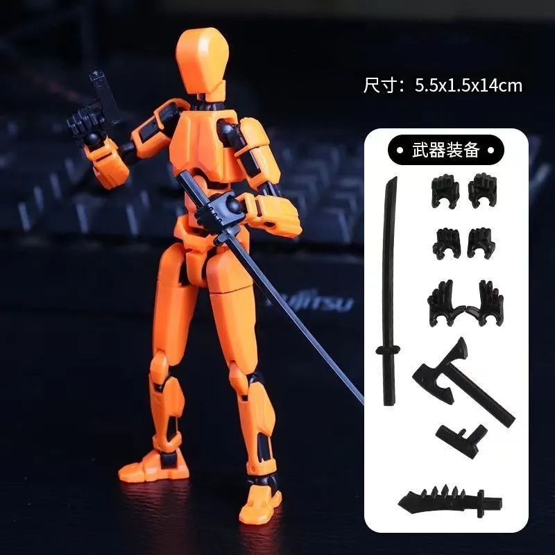 アクションフィギュア ロボット ダミー人形 フィギュア 想像力 自由