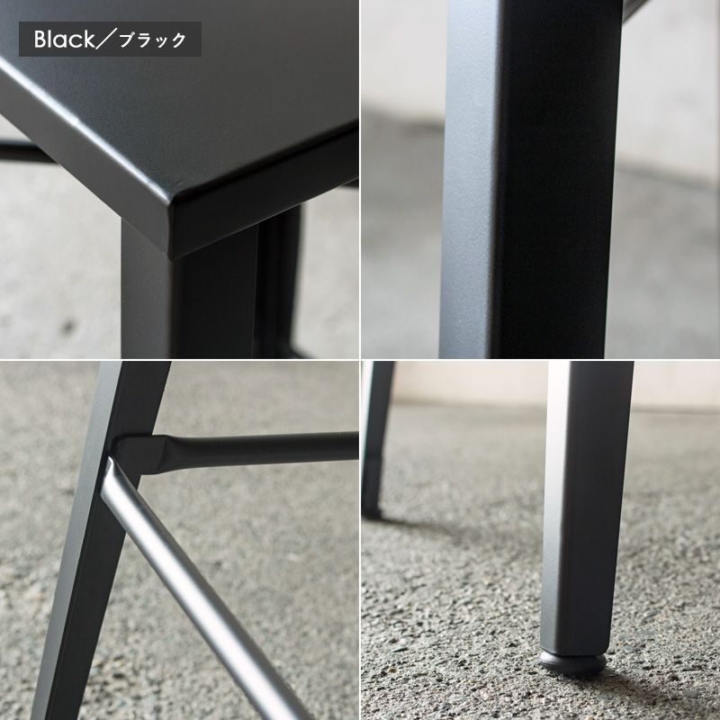 スチール製　ハイスツール　バーチェア　シルバー　アイアン　スチール製　ガレージ風 interior-depot_fntg1281hch