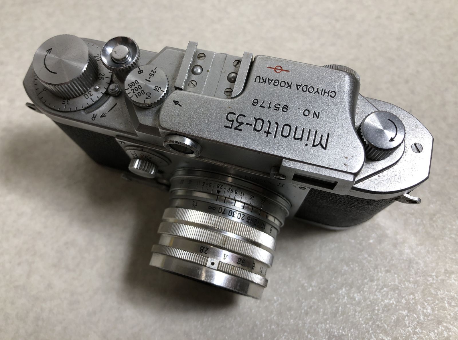  DH 1451 ミノルタ Minolta 35 Model II Chiyoko Kogaku Super Rokkor 5 cm F 2 8 カメラ その他 フィルム