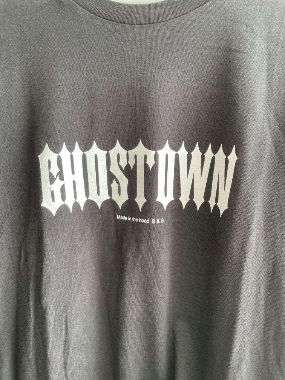 VENICE】GHOSTTOWN T-SHIRT BLACK ベニス ストリートウェア ゴースト 