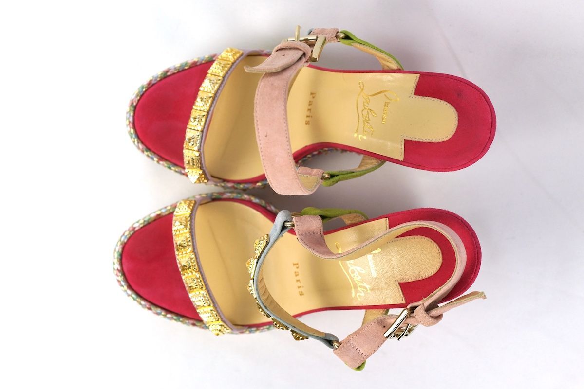 サンダル スエード