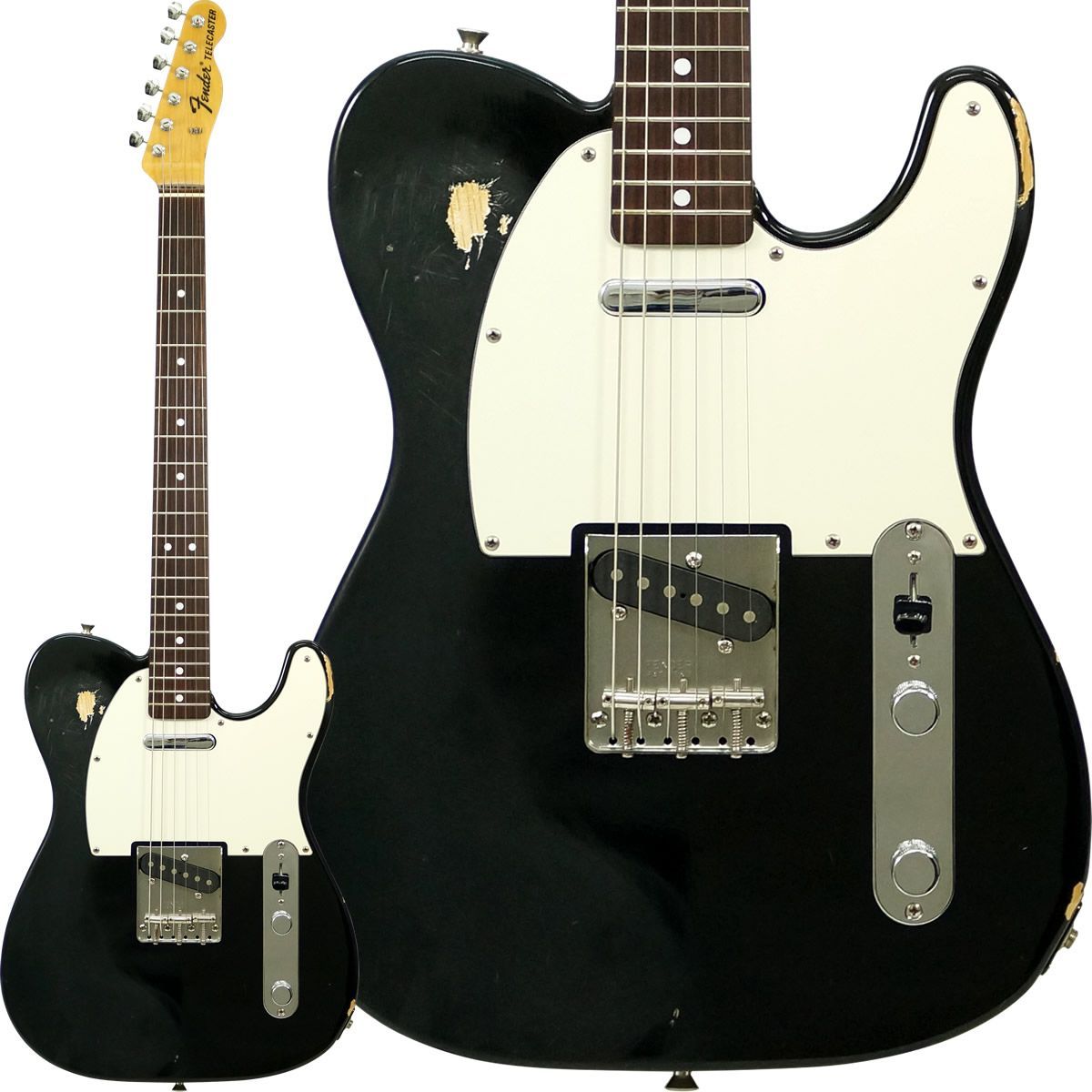 ギター Fender Japan Telecaster TL71-58(TL71-68) Rex and the Bass: 2008 Fender Japan Telecaster All Black TL