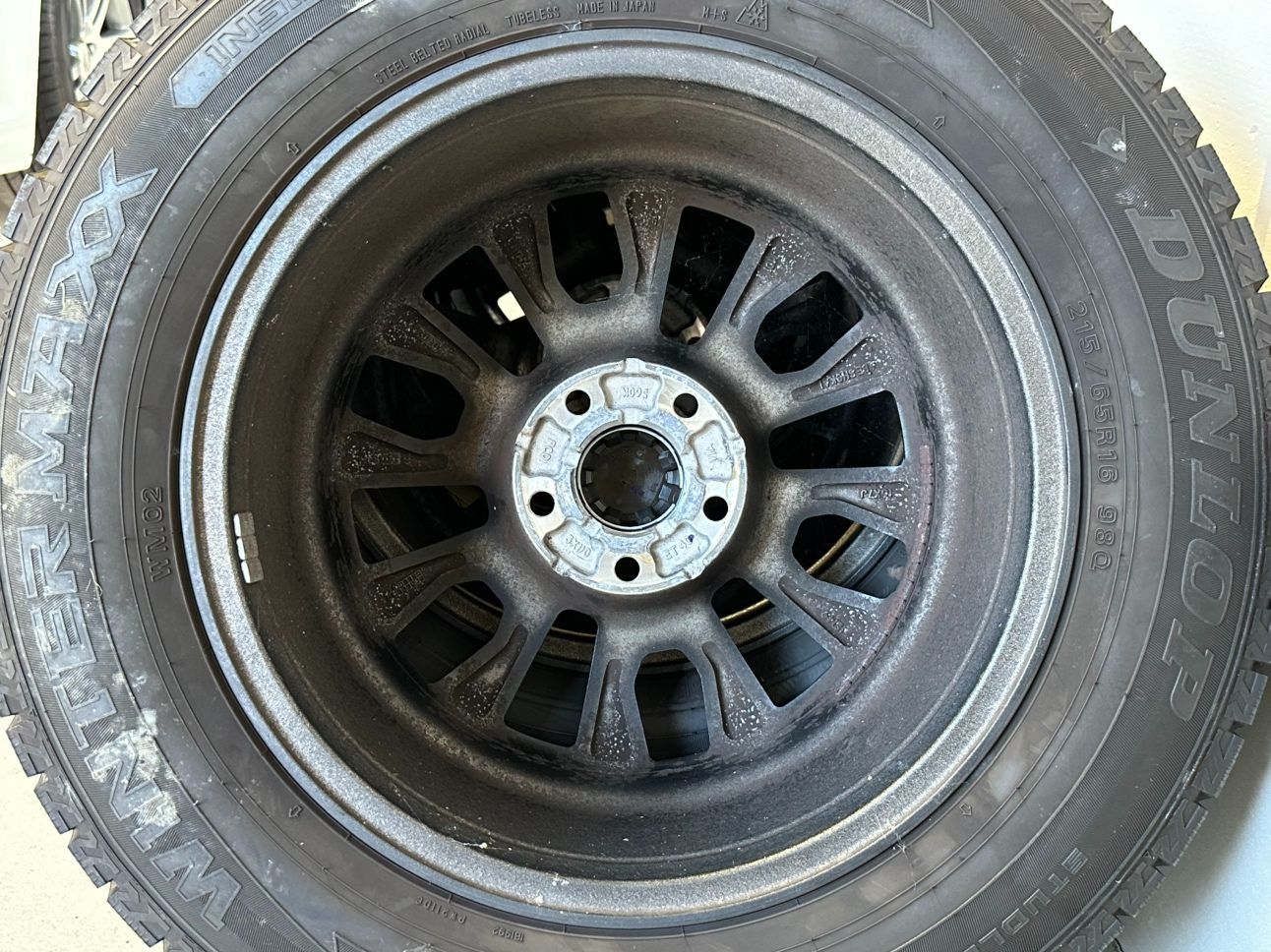 ジープ レネゲード純正ホイールタイヤ付き 4本セット 215/65R16