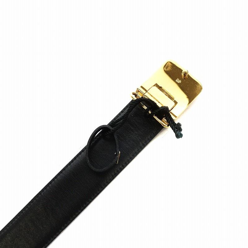 ダンヒル dunhill ベルト ハトメ ゴールド金具 ロゴ レザー 36