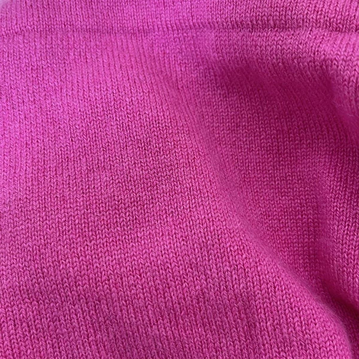  レオナールスポーツ 長袖セーター サイズ40 M レディース - ピンク×ライトピンク タートルネック カシミヤ シルク ラインストーン 長袖 ニット セーター