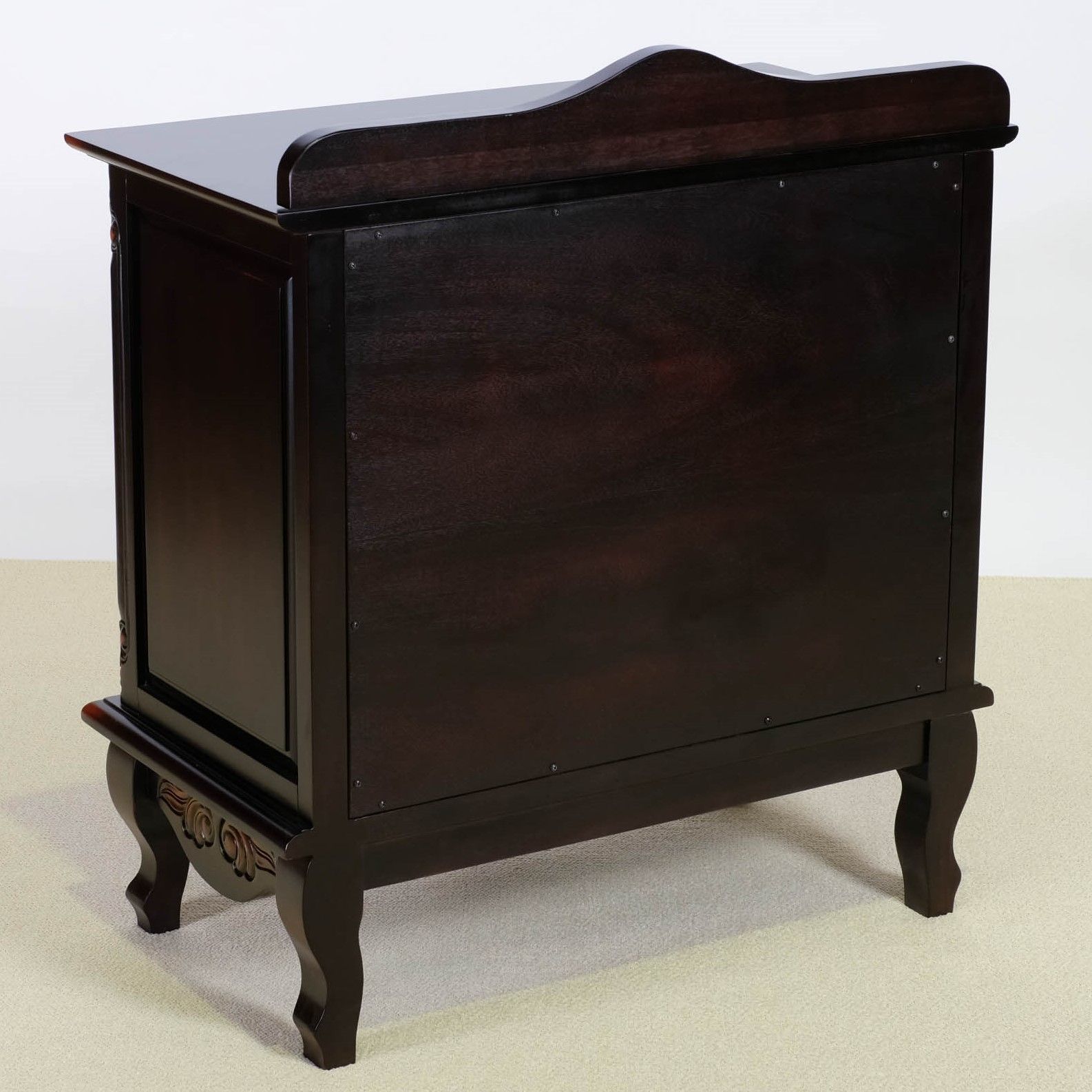 アンティーク調 キャビネット 75cm ブラウン ナチュラルアンティーク セシレーヌ リビング収納 本棚 飾り棚 食器棚 マホガニー 天然木 ハワイ バリ アジア インテリア アジアン 茶色 ビンテージ 収納 ホテル 家具 リビングボード MARWIL-DEMENAGEMENTS_CH