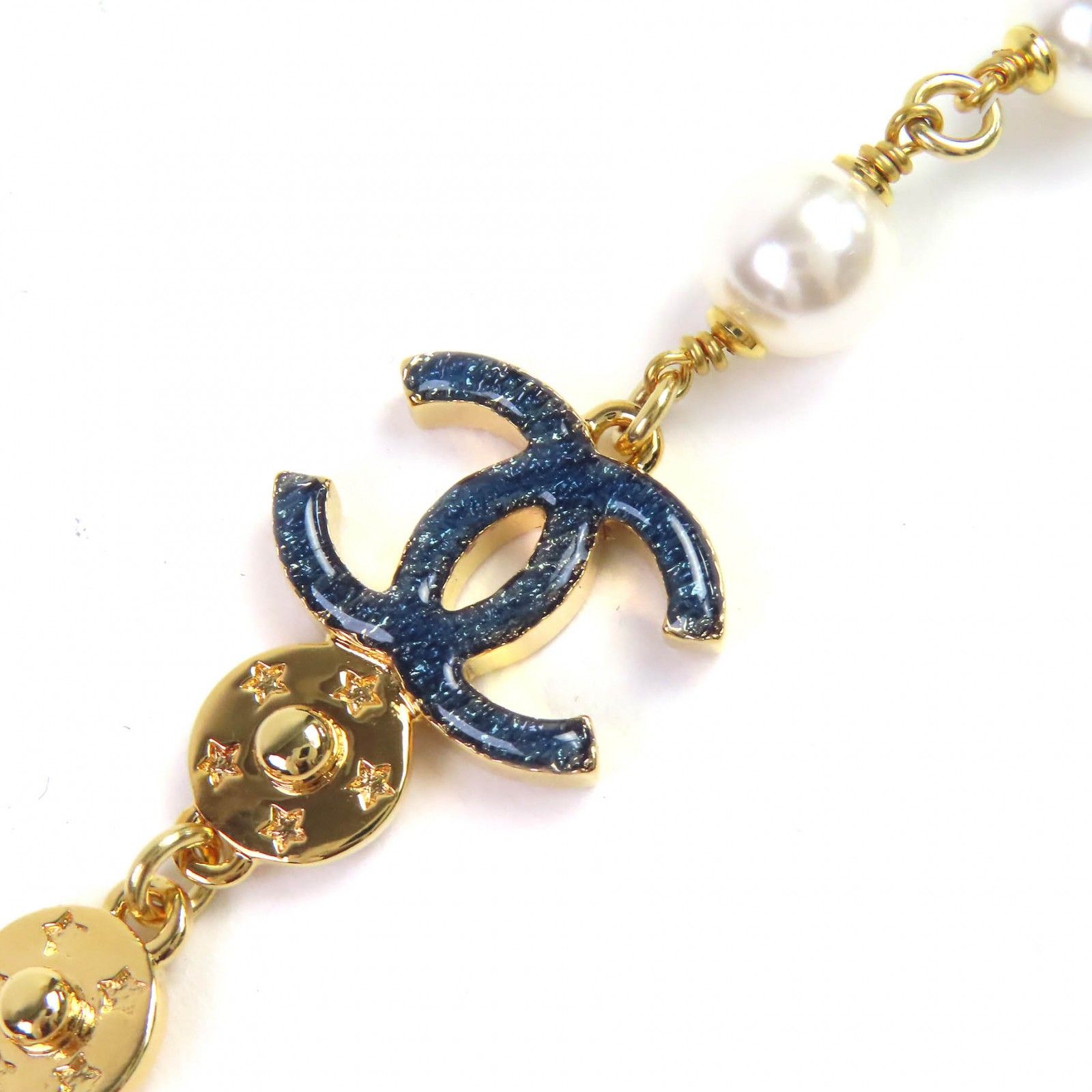極美品△CHANEL シャネル I24P ABC707 デニム ココマーク ハート
