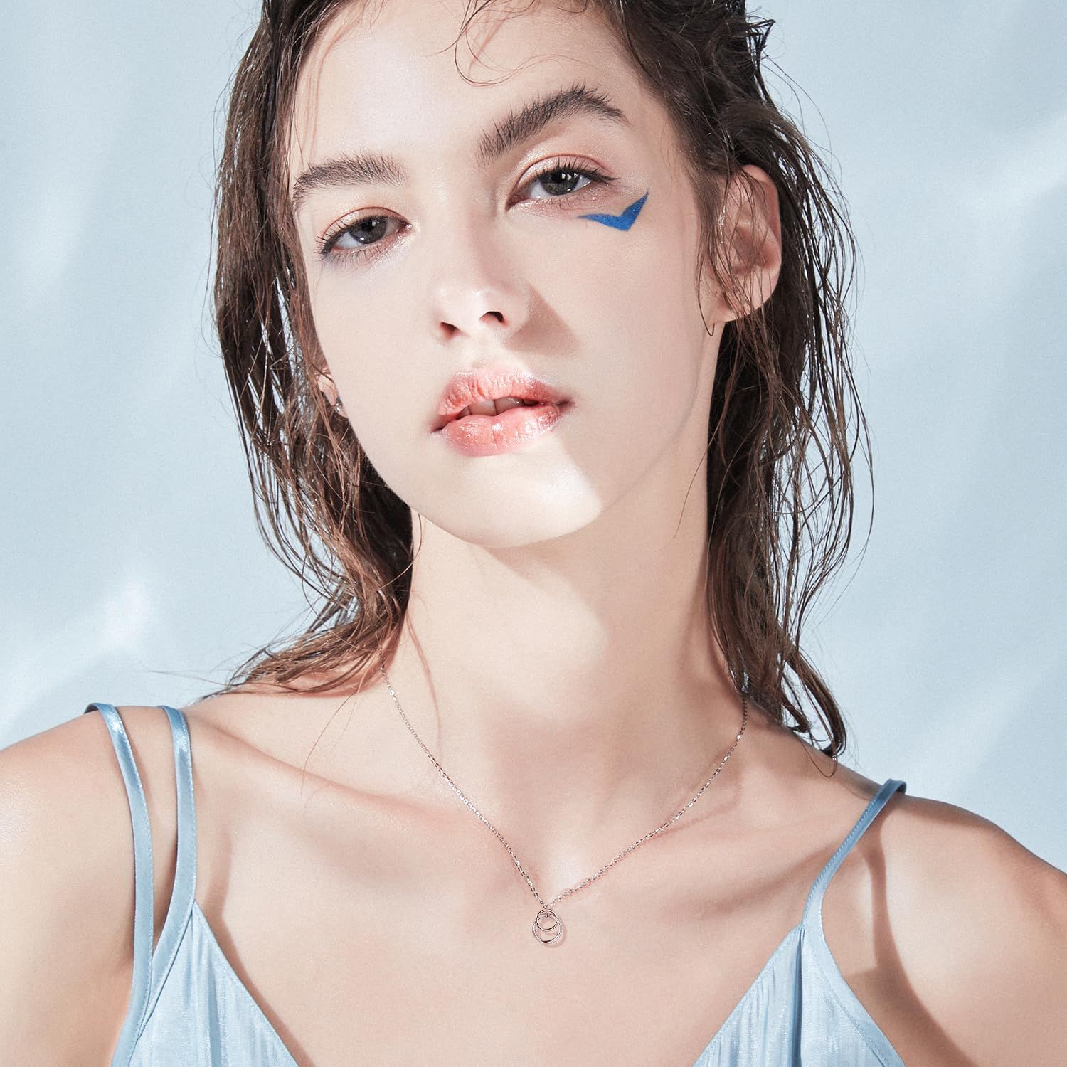 大 FANCIME ネックレス レディース プラチナ ダブルリング 2連リング 揺れる ペンダント Pt950 母の日 クリスマス 誕生日 記念日 プレゼント ギフトラッピング付 FORTGASGNV_COM_BR