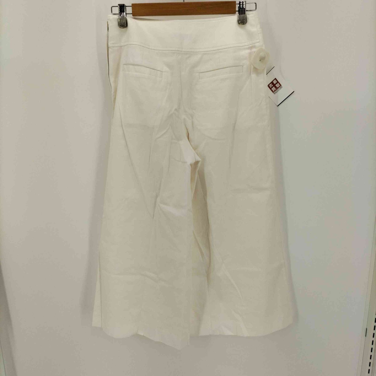 新品】NOBLE ノーブル フロントボタンクロップドパンツ ホワイト