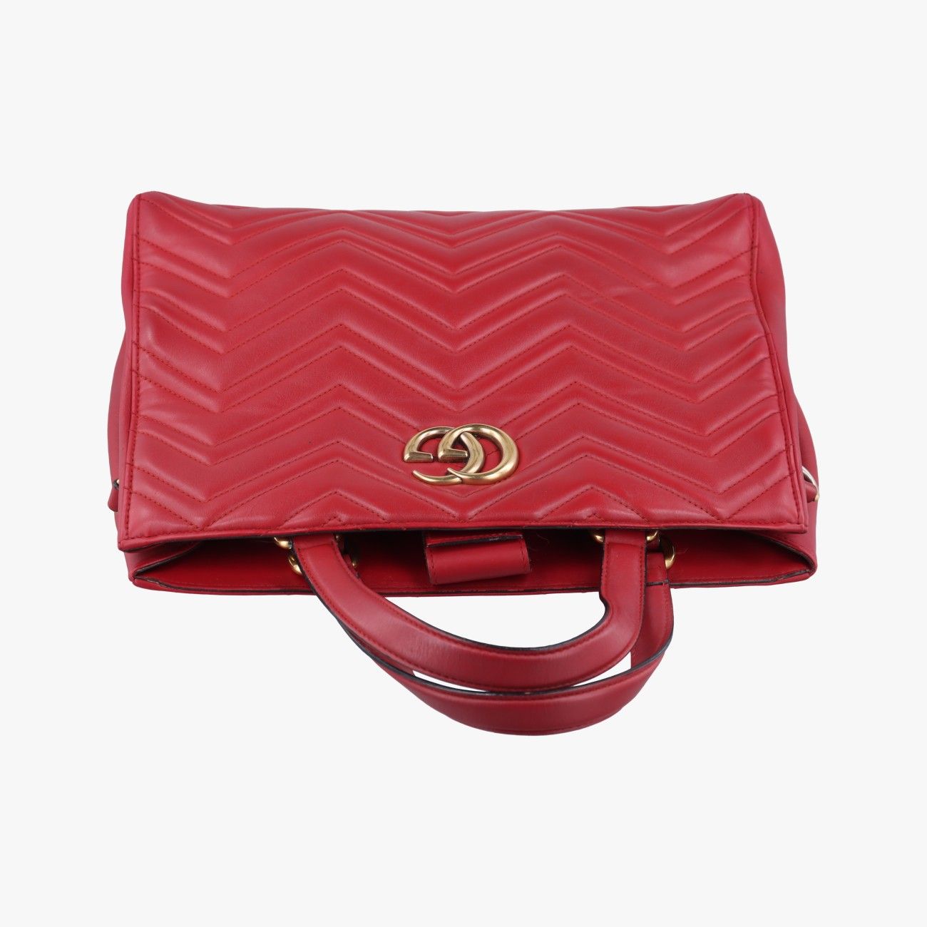 グッチGucciGGマーモントレッドレザー443505H020775616