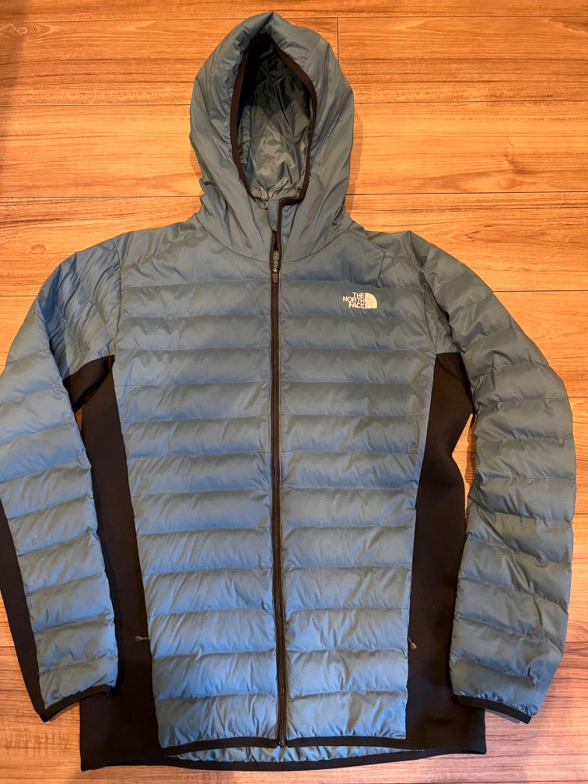 THENORTHFACEレッドランプロフーディNY81971希少品マラードブルーLサイズ