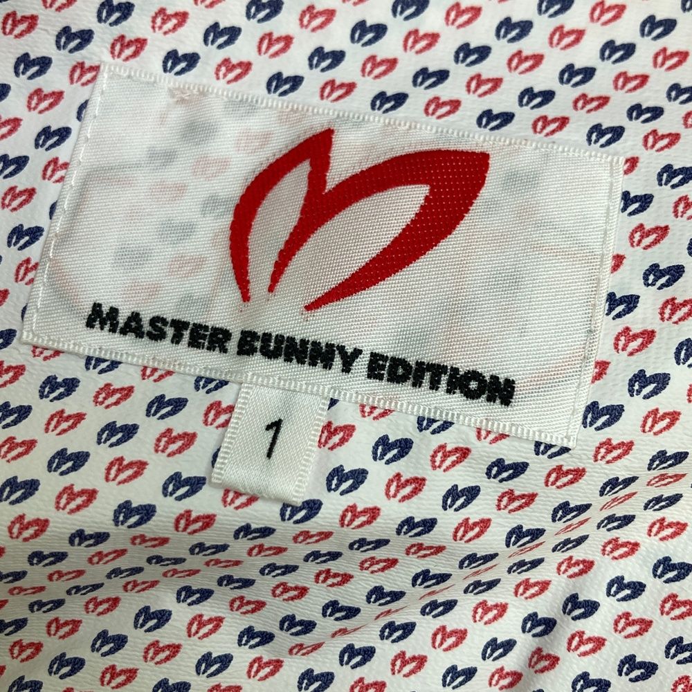 サイズ：1 MASTER BUNNY EDITION マスターバニーエディション  2WAY スニードジャック 裏ロゴ総柄 ホワイト系 [240101487773] ゴルフウェア レディース ストスト サイズ：1 MASTER BUNNY EDITION マスターバニーエディション