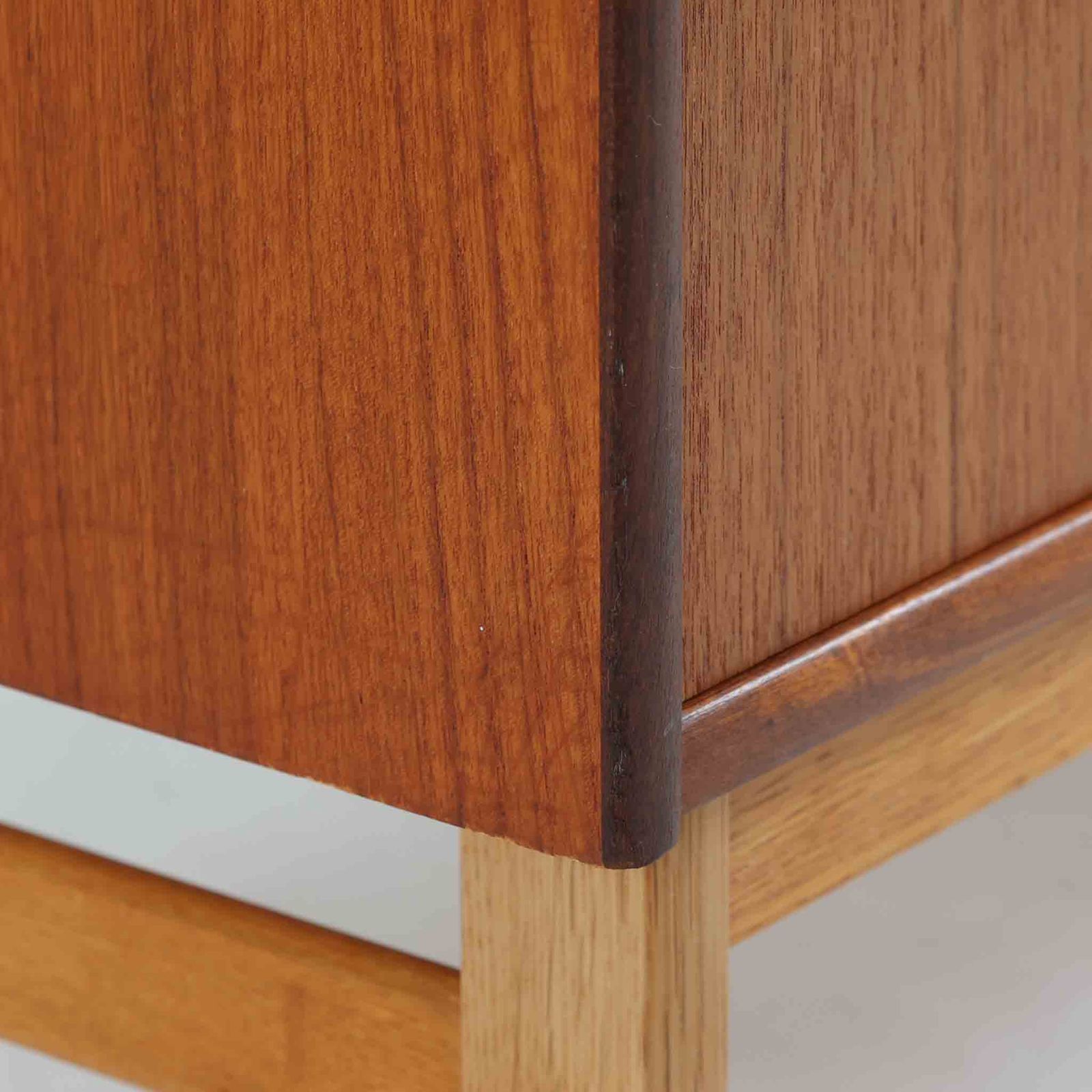 ディスプレイシェルフ チーク×オーク